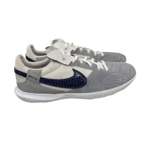 Nike Shoes Streetgato Gray White Blue Indoor Soccer Sneakers Size Mens 10.5 NWOT