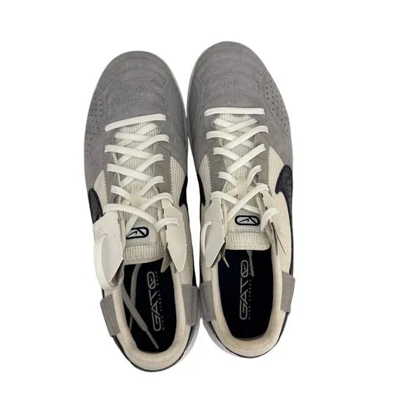 Nike Shoes Streetgato Gray White Blue Indoor Soccer Sneakers Size Mens 10.5 NWOT