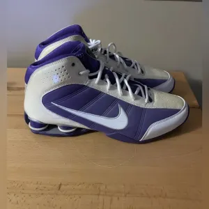 Nike Shox Air Dream Vision Size 12 Mens Basketball Shoes 367190-118 Purple White