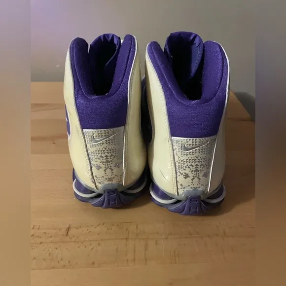 Nike Shox Air Dream Vision Size 12 Mens Basketball Shoes 367190-118 Purple White
