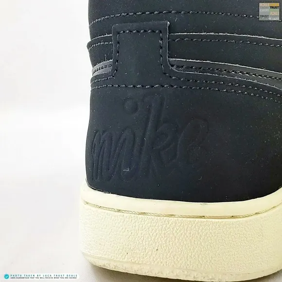 Nike Sneakers Ebernon Mid SE Black Sail Womens Shoes Size 11 - AV2478-001