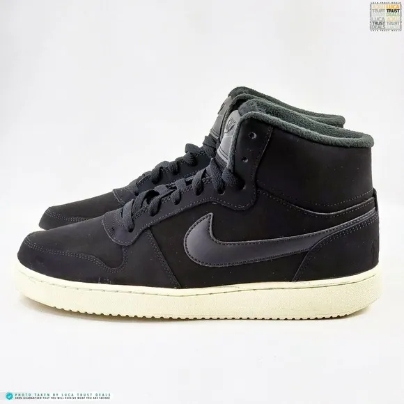 Nike Sneakers Ebernon Mid SE Black Sail Womens Shoes Size 11 - AV2478-001