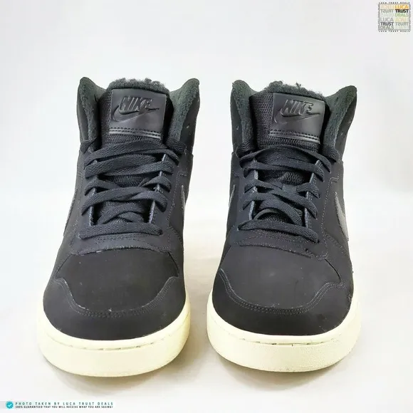Nike Sneakers Ebernon Mid SE Black Sail Womens Shoes Size 11 - AV2478-001