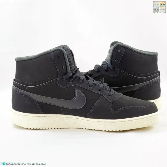 Nike Sneakers Ebernon Mid SE Black Sail Womens Shoes Size 11 - AV2478-001