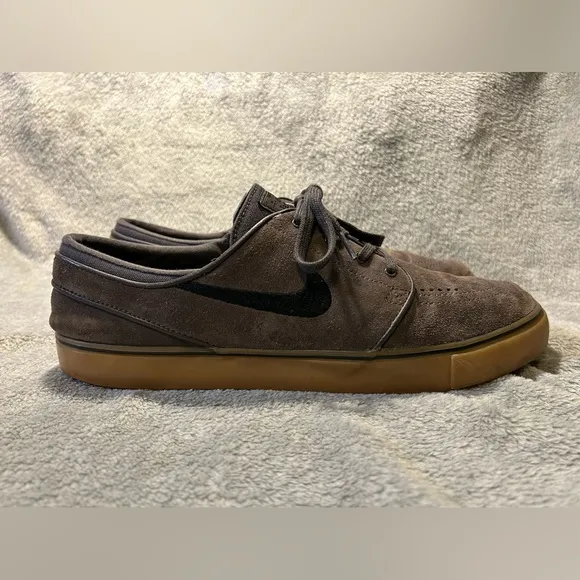 Nike Stefan Janoski Low Thunder Skateboard Shoes - Grey Gum