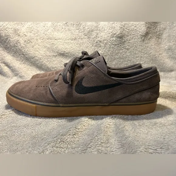 Nike Stefan Janoski Low Thunder Skateboard Shoes - Grey Gum