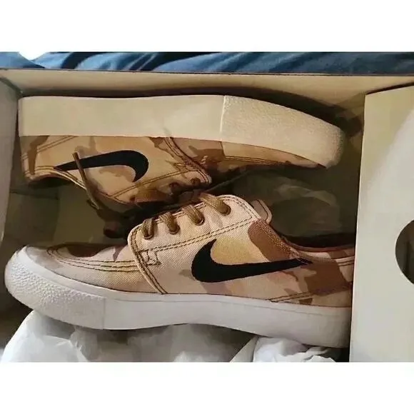 Nike Stefan Janoski Zoom Air Men's Skateboard Camo Sz M 5 W 6.5 NIB