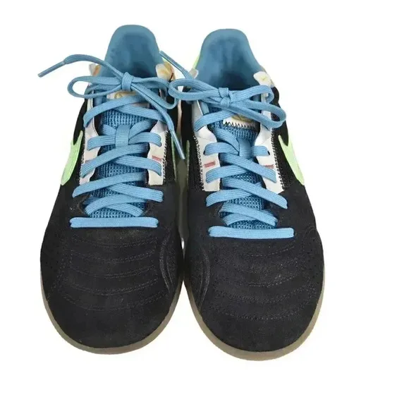 Nike Streetgato IC Indoor Sneaker Black Volt Indoor Soccer Shoes M 5.5 W 7