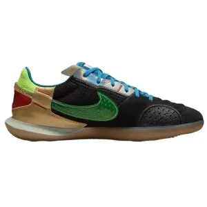Nike Streetgato IC Indoor Sneaker Black Volt Indoor Soccer Shoes M 5.5 W 7