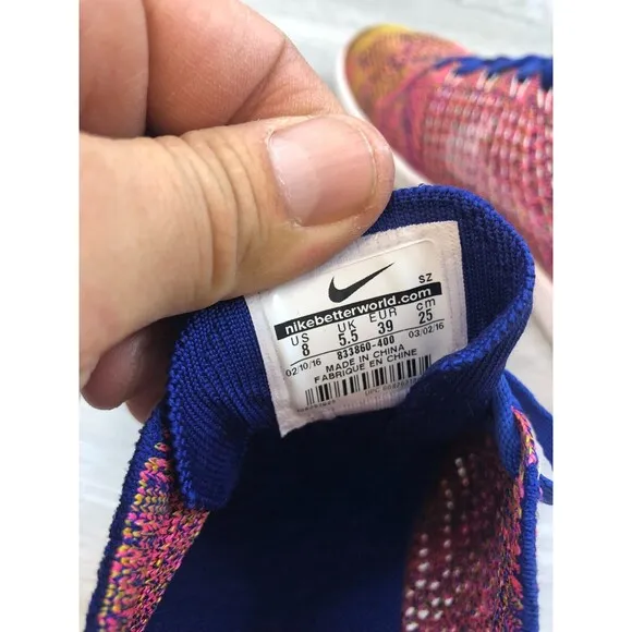 Nike Tennis Classic Ultra Flyknit 833860-400 Women 8 Multicolor Trainers Sneaker