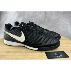 Nike TiempoX Ligera IV Shoes Men's SZ 13 Indoor Soccer Trainers Black 897765-002