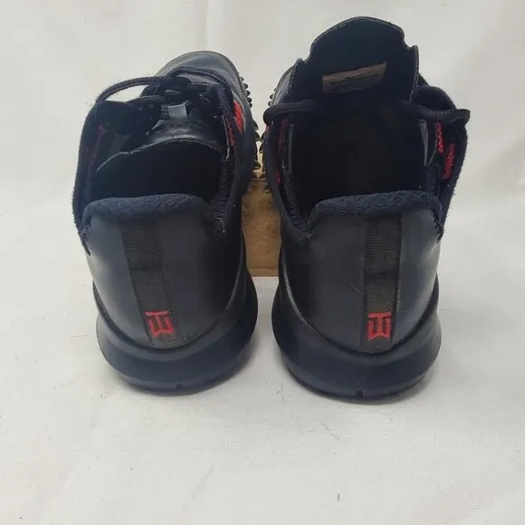 Nike Tiger Woods TW Golf Shoes Black Lace Up Cleats Men Size 7.5 532622-001