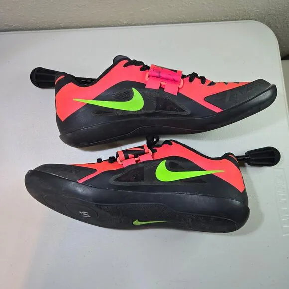Nike Track and Field Zoom Low Rival SD2 Red Throwing Shoes Men's Size 10