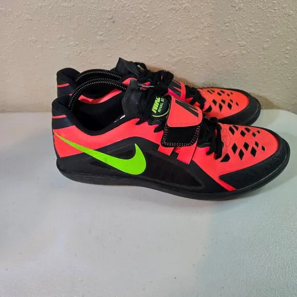 Nike Track and Field Zoom Low Rival SD2 Red Throwing Shoes Men's Size 10