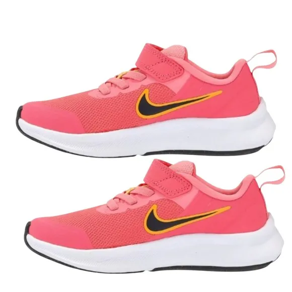 Nike Unisex Child Star Runner Running Shoes Coral Pink Size 13.5 Big Kid New