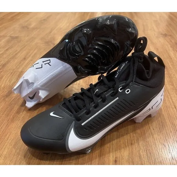 Nike Vapor Edge Pro 360 2 Men's Football Cleats DA5456-001 Black White Size 11