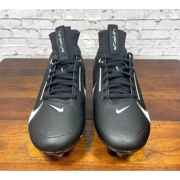 Nike Vapor Edge Pro 360 2 Men's Football Cleats DA5456-001 Black White Size 11