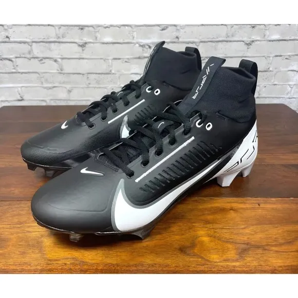 Nike Vapor Edge Pro 360 2 Men's Football Cleats DA5456-001 Black White Size 11