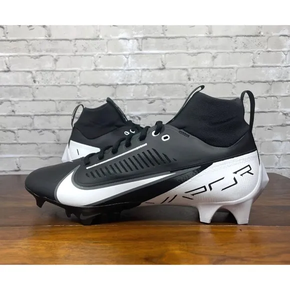 Nike Vapor Edge Pro 360 2 Men's Football Cleats DA5456-001 Black White Size 11