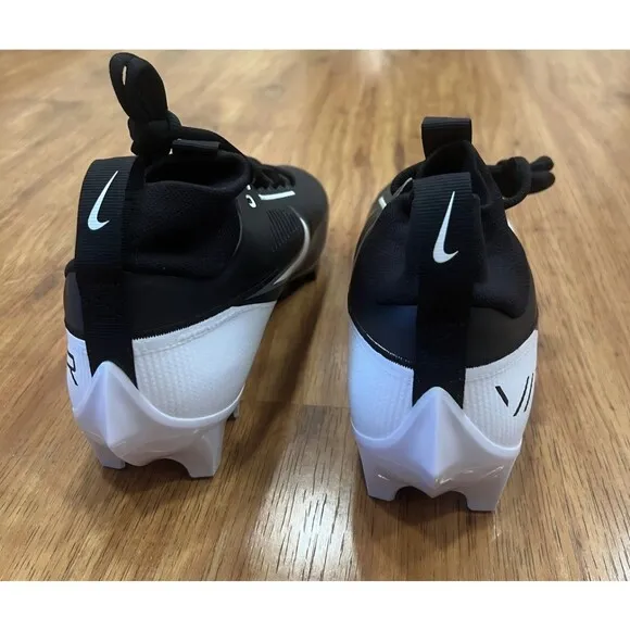 Nike Vapor Edge Pro 360 2 Men's Football Cleats DA5456-001 Black White Size 11