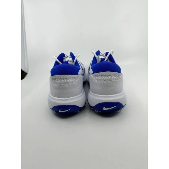 Nike Victory Pro 3 Golf Shoes Mens 10 White Hyper Royal Sneakers DV6800-140