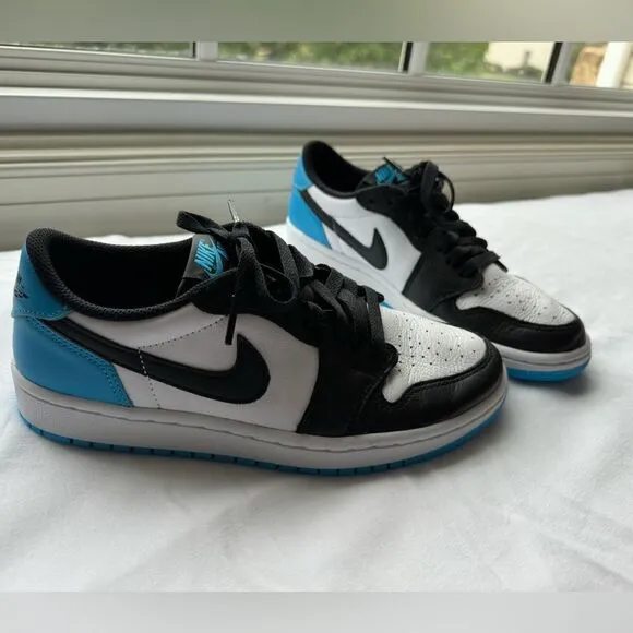 Nike Women's Air Jordan 1 Retro Low OG UNC Dark Powder Blue SZ 8 CZ0775-104 New
