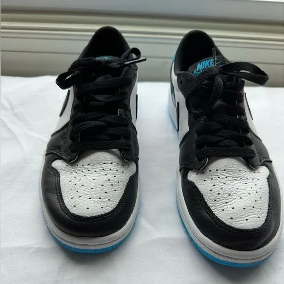 Nike Women's Air Jordan 1 Retro Low OG UNC Dark Powder Blue SZ 8 CZ0775-104 New