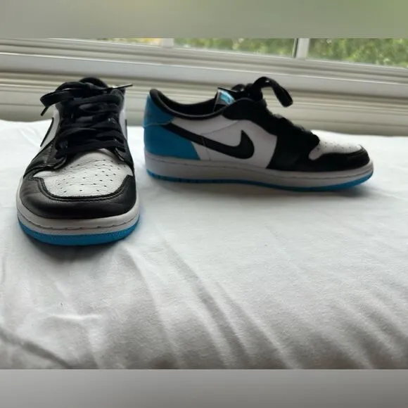 Nike Women's Air Jordan 1 Retro Low OG UNC Dark Powder Blue SZ 8 CZ0775-104 New