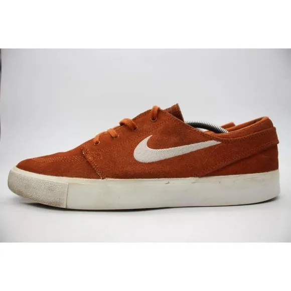Nike Zoom Air Stefan Janoski Men’s 13 Brown Swoosh Skateboard Shoes AQ7475-203