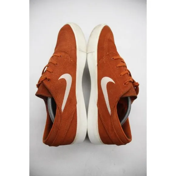 Nike Zoom Air Stefan Janoski Men’s 13 Brown Swoosh Skateboard Shoes AQ7475-203