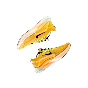 NIKE Zoom Fly 4 Men's Running Shoes University Gold Black Sz 11.5 45.5 Sneakers