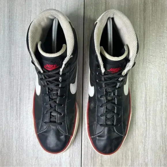 Nike Sweet Classic High Blazer Lace Up Black White Sneaker Shoes Mens Size 11