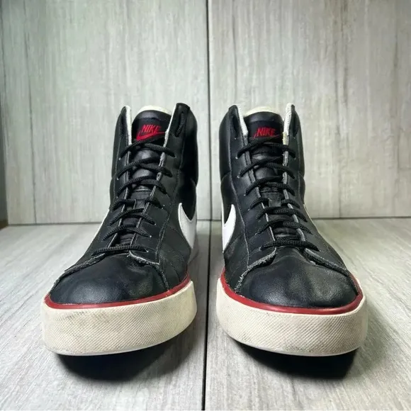 Nike Sweet Classic High Blazer Lace Up Black White Sneaker Shoes Mens Size 11