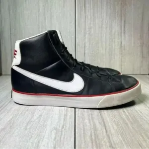 Nike Sweet Classic High Blazer Lace Up Black White Sneaker Shoes Mens Size 11