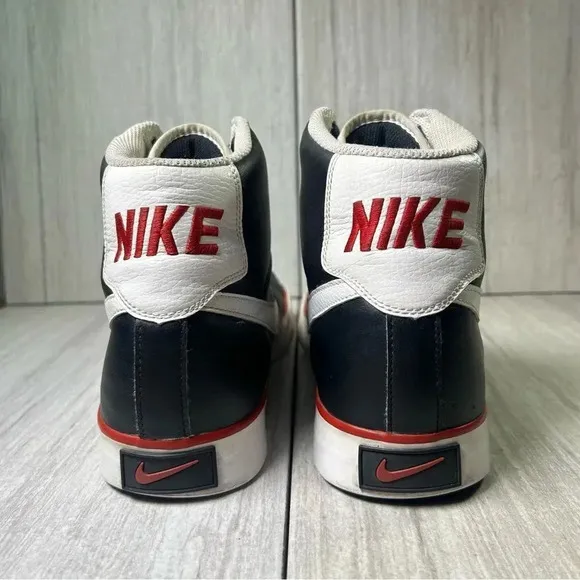Nike Sweet Classic High Blazer Lace Up Black White Sneaker Shoes Mens Size 11