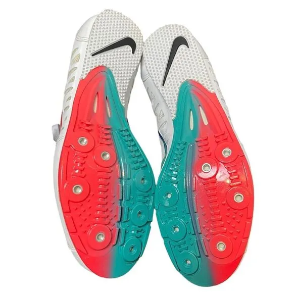 Nike Zoom Long Jump 4 White Ombre Track Shoes Women's 8.5
