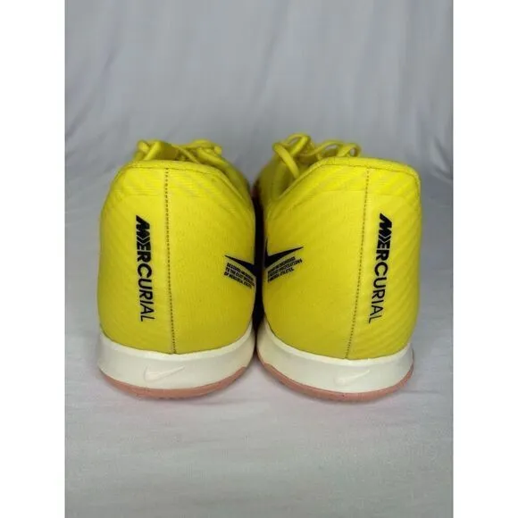 NIKE ZOOM VAPOR 15 ACADEMY IC‎ INDOOR SOCCER CLEATS&quot; YELLOW DJ5633-780 Sz 12