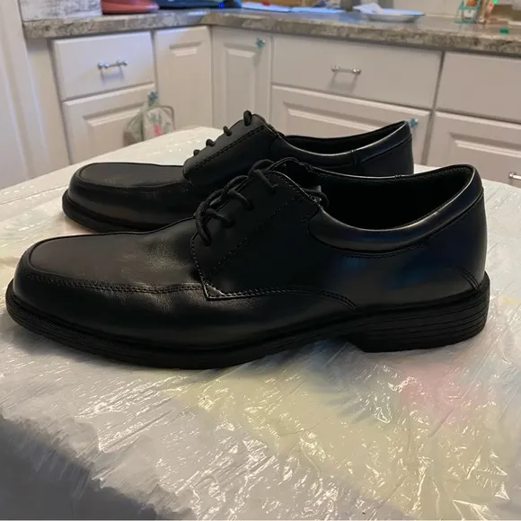 Nunn Bush shoes Marvin St Oxford black leather SZ.12 M NWOT No box