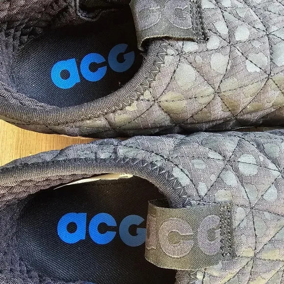 NWOT Nike ACG Moc 3.0 Oil Gray Mens 6.5 Quilted Sneaker Slip On Outdoor Shoes