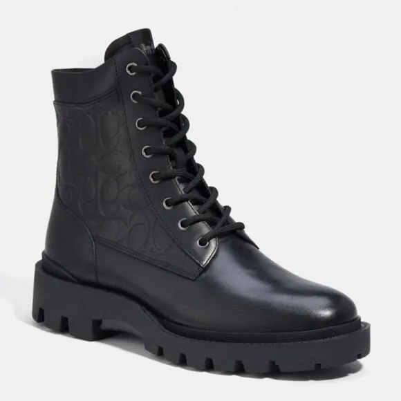 NWT Coach Citysole boots Men Black US 13