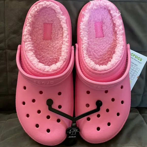 NWT CROCS Classic Lined Clog K sz J6 (EUR 38-39) SUPER NICE!!!
