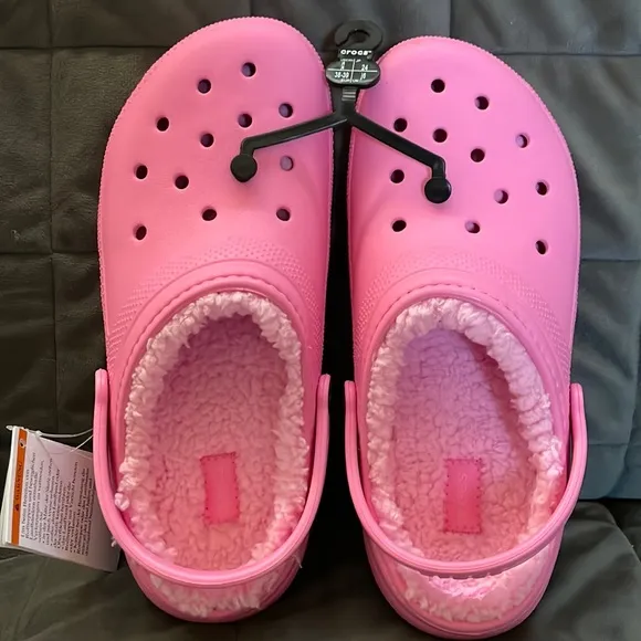 NWT CROCS Classic Lined Clog K sz J6 (EUR 38-39) SUPER NICE!!!