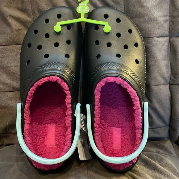 NWT Crocs Classic Lined Clog Mens sz 12 SUPER NICE!!