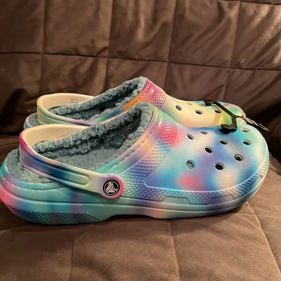 NWT CROCS Classic Lined Solarized Clog Mens 11 NICE!!