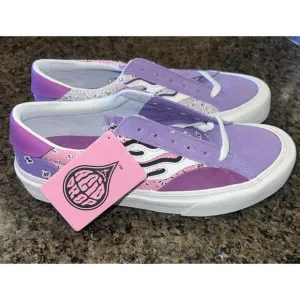 NWT Straye Logan Mixed Rag purple pink Flame Skateboard Shoes Men 10 Women 11.5