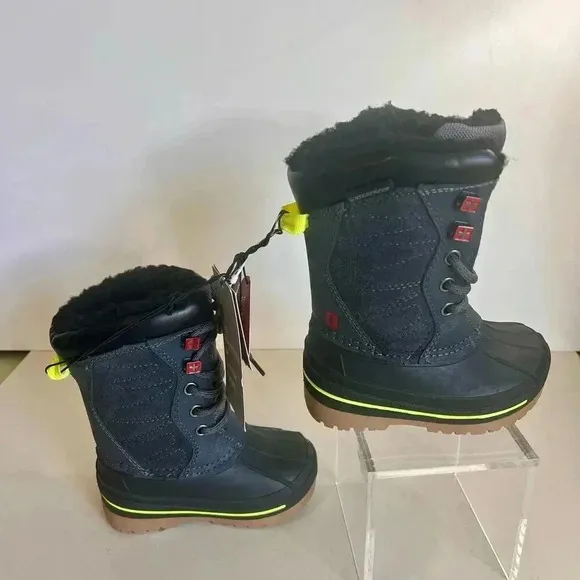 NWT Swiss Tech Toddler Black Waterproof 3M Thinsulate Snow Winter Boots Size 6