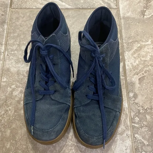 Oakley Mens Westcliff Blue Suede California Culture Skateboard Shoe Sz 10