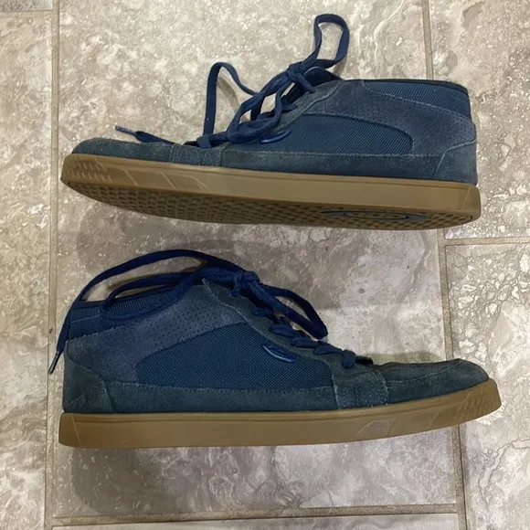 Oakley Mens Westcliff Blue Suede California Culture Skateboard Shoe Sz 10