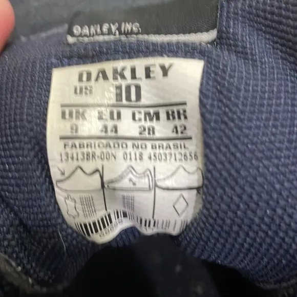Oakley Mens Westcliff Blue Suede California Culture Skateboard Shoe Sz 10