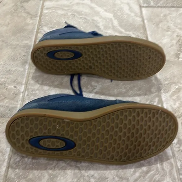 Oakley Mens Westcliff Blue Suede California Culture Skateboard Shoe Sz 10